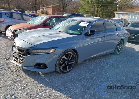 2021 Honda Accord Sport Special Edition из США, поврежденный, VIN 1HGCV1F47MA073592